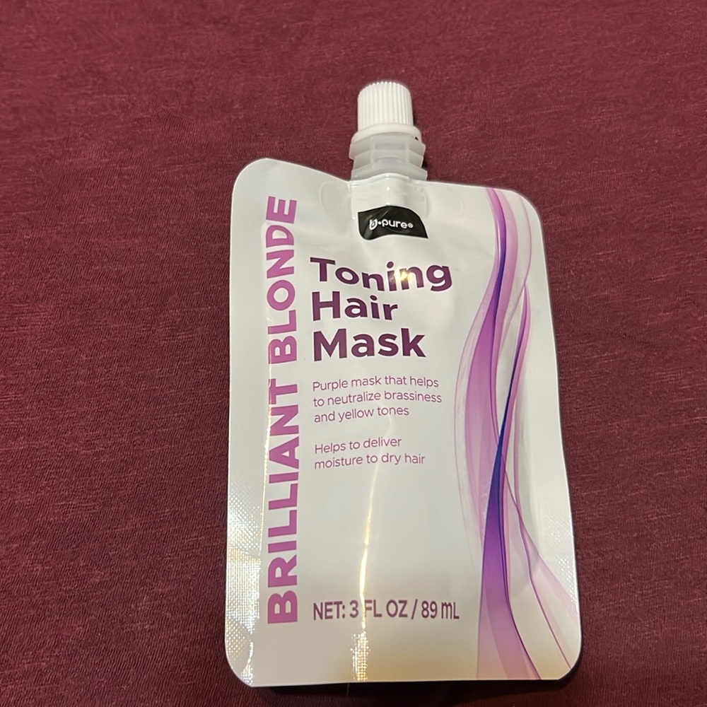 2 pack b•Pure Brilliant Blonde Toning hair mask. 2 pack